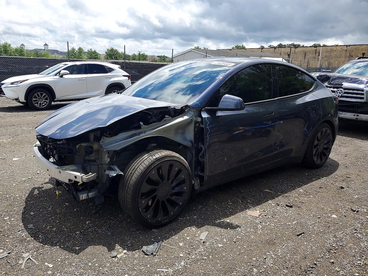 2022 TESLA MODEL Y 7SAYGDEF3NF495308