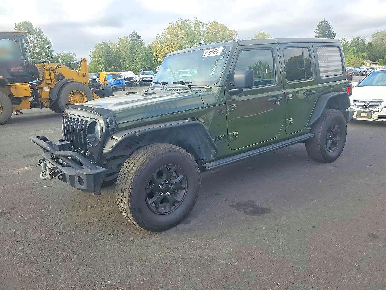 2021 JEEP WRANGLER 1C4HJXDM9MW594869